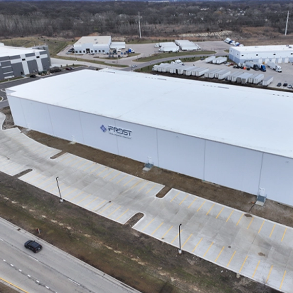 iFrost Cold Storage Logistics Facility Exterior Aerial Photo